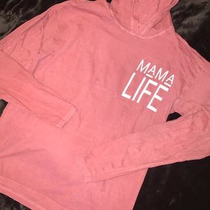 Comfort Color long Sleeve hooded tee